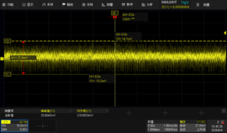 12VDC噪声33.6mVpp